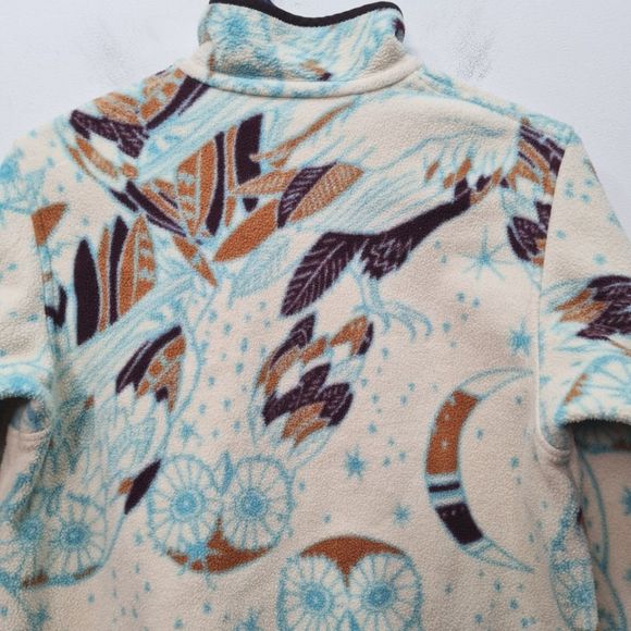 Patagonia Synchilla Snap-T Fleece Pullover Moon Owl Toasted White Women'… - Picture 12 of 16